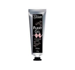 Küünegeel Elisium Flexy Gel White, 25g hind ja info | Küünelakid ja küünelakieemaldajad | hansapost.ee