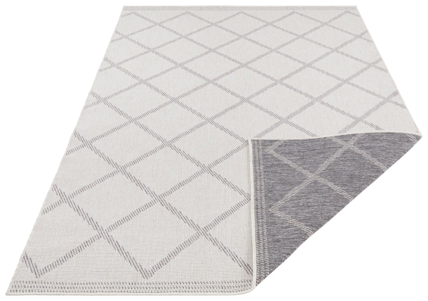 Kahepoolne vaip NORTHRUGS Twin Supreme Grey Cream, 200x290 cm цена и информация | Vaibad | hansapost.ee