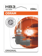 Автомобильная лампа Osram HB3 12V 60W цена и информация | Автомобильная ксеноновая лампа D2R 6000К (Китай) | hansapost.ee