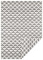 Kahepoolne vaip NORTHRUGS Twin Supreme Grey Cream, 120x170 cm цена и информация | Vaibad | hansapost.ee