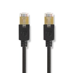 Kaabel UTP Cat6 RJ45-RJ45, must, 2 m hind ja info | Juhtmed ja kaablid | hansapost.ee