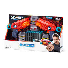 Mängupüstol Zuru X-Shot MK3 DoublePack 36432 price and information | Mänguasjad poistele | hansapost.ee