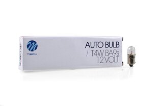 Авто свет M-Tech T4W BA9s 12В 4Вт цена и информация | Автомобильные лампочки | hansapost.ee