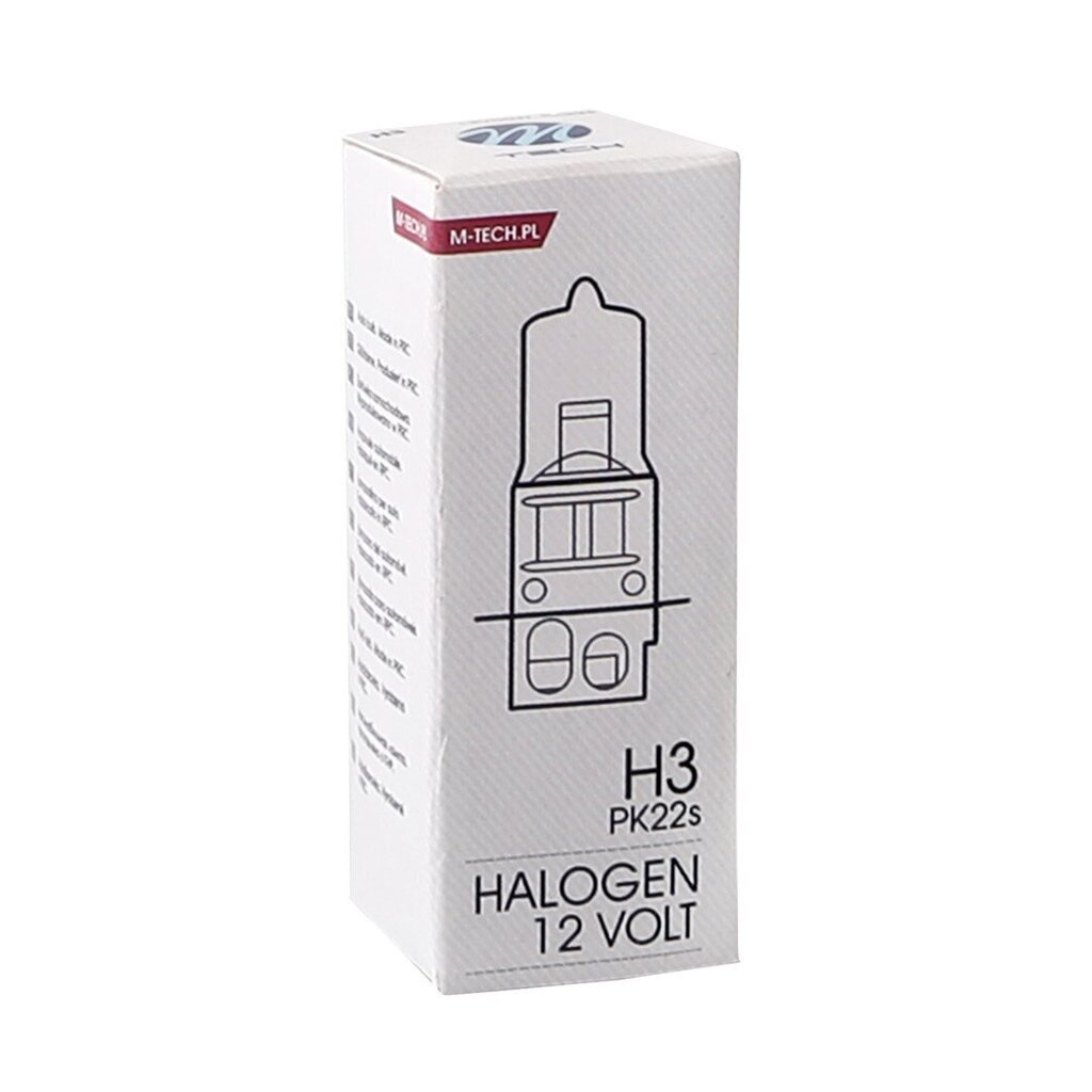 Halogeenpirn M-Tech H3 12V цена и информация | Autopirnid | hansapost.ee