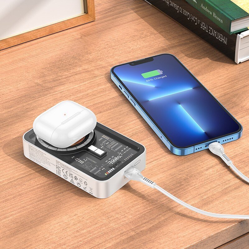 Väline aku Power Bank Hoco Q10A Magnetic PD20W 10000mAh цена и информация | Akupangad | hansapost.ee