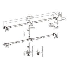 Sbox LCD-352/6-2 цена и информация | Кронштейны для монитора | hansapost.ee