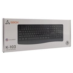 Sbox K-103 US цена и информация | Клавиатуры | hansapost.ee