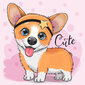 Teemantmosaiik Corgi DP2473, 20x20 cm цена и информация | Teemantmaalide komplektid | hansapost.ee