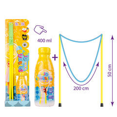 Набор: палочка для пузырей (50 см) + 400 мл жидкости, Tuban TU3637 цена и информация | Игрушки (пляж, вода, песок) | hansapost.ee
