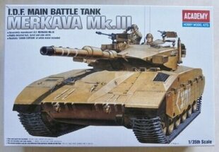 Liimitav mudel Academy 13267 TBM-3 1/48 Peamine lahingutank Merkava Mk III 1/35 hind ja info | Academy Hobby Sport, puhkus, matkamine | hansapost.ee