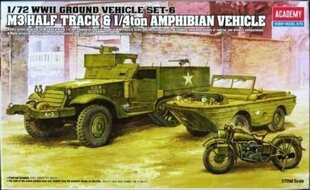 Liimitav mudel 13408 M3 U.S HALF TRACK 1/72 hind ja info | Academy Hobby Loomingulised vabaaja tooted | hansapost.ee