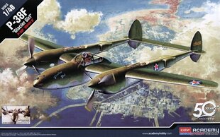 Liimitav mudel Academy 12208 P-38F Lighting Glacier Girl 1/48 цена и информация | Academy Hobby Творческий досуг | hansapost.ee