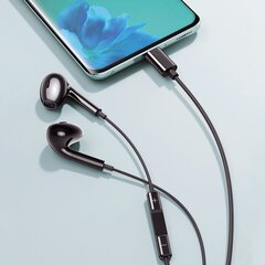 Maxlife wired earphones MXEP-04 USB-C black цена и информация | Наушники | hansapost.ee