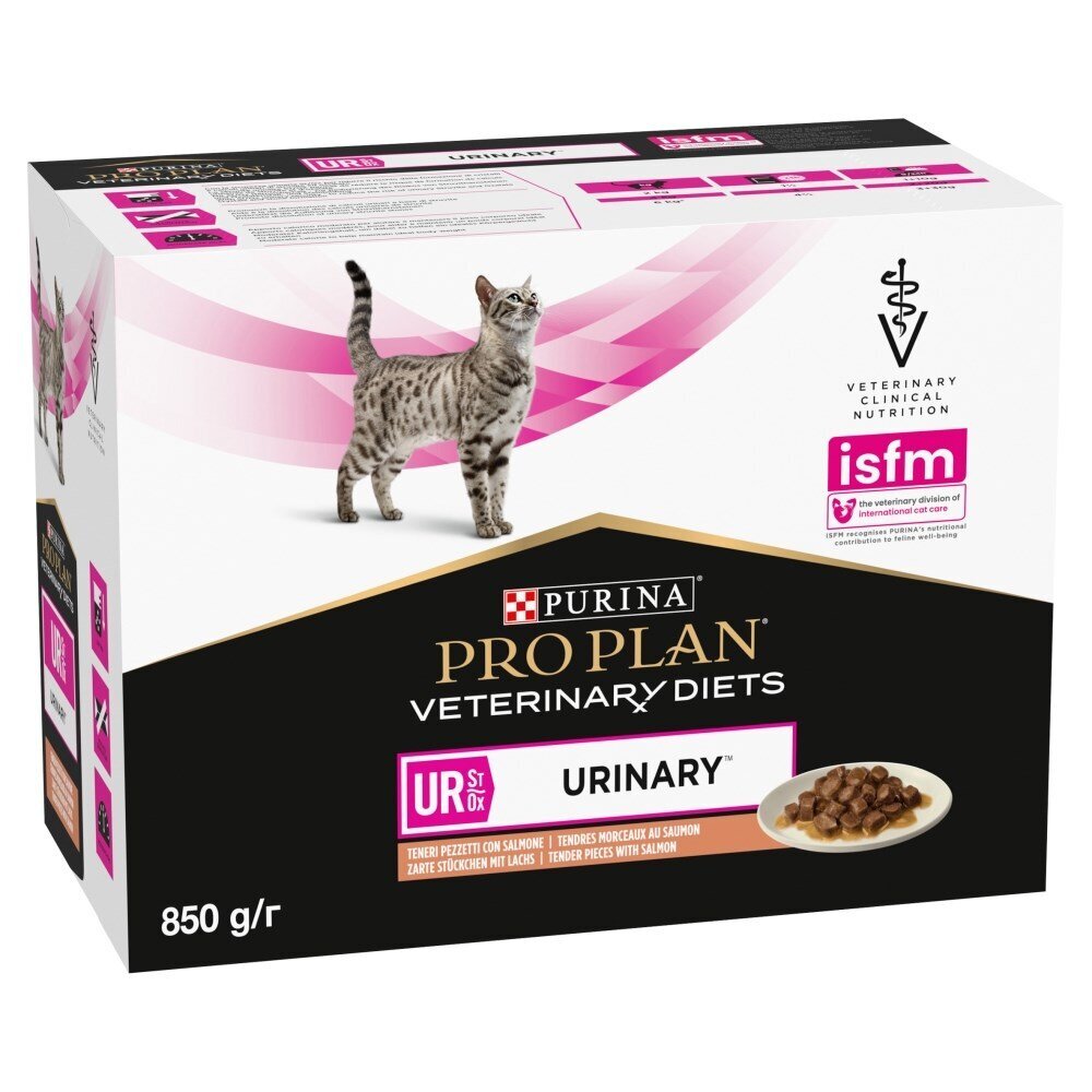 Purina Pro Plan Veterinary Diets UR St/Ox Urinary, 10x85 g hind ja info | Kassikonservid | hansapost.ee