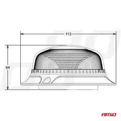 Vilkur 18 ledi, 12-24V, IP56 цена и информация | Фонарики, прожекторы | hansapost.ee