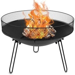 Lõkkealus restiga, 60 cm price and information | Campfires | hansapost.ee