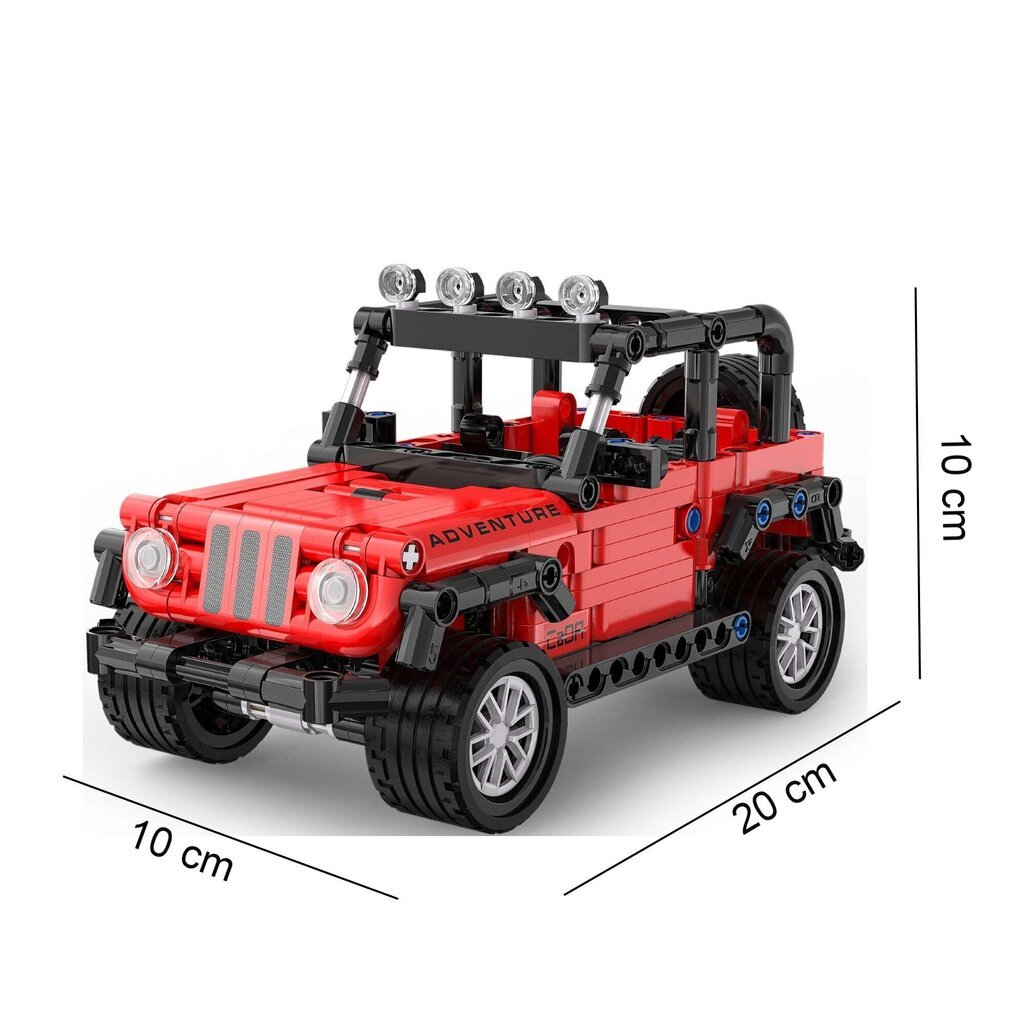 Blocks Adventure Off-Roader Pull-back Terrain Sõiduk Cada C52027W 317 tk. hind ja info | Klotsid ja konstruktorid | hansapost.ee