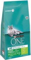 Purina One kuivtoit kassidele, kalkuniga, 1,5 kg hind ja info | Kassi kuivtoit ja kassikrõbinad | hansapost.ee