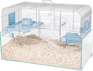 Puur närilistele Zolux Rodent Cage, 29x52x35 cm, sinine hind ja info | Puurid ja tarvikud väikeloomadele | hansapost.ee