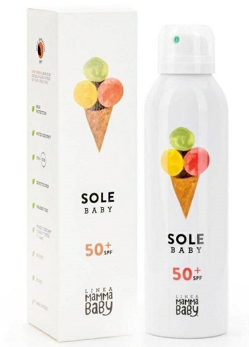 Linea Mamma Baby Sole Baby SPF 50+ päikesekaitse-emulsioon lastele, 150ml цена и информация | Päikesekaitse ja päevitusjärgsed kreemid | hansapost.ee