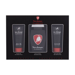 TONINO LAMBORGHINI CLASSIC EAU DE TOILETTE 125ML VAPORIZADOR + GEL DE BAÃâO 100ML + BALSAMO AFTER SHAVE 100ML цена и информация | Духи для Него | hansapost.ee