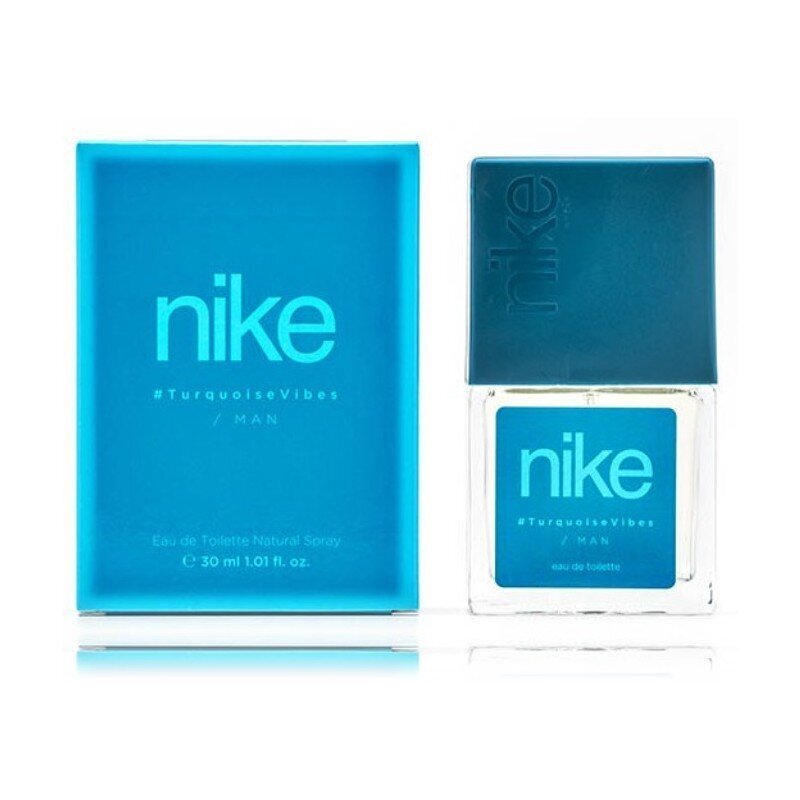 Tualettvesi Nike Turquoise Vibes Man EDT meestele, 30 ml hind ja info | Parfüümid meestele | hansapost.ee