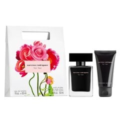 Kehahoolduse komplekt Narciso Rodriguez for Her EDT naistele: Tualettvesi 30 ml + kehakreem 50 ml hind ja info | Parfüümid naistele | hansapost.ee