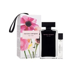 Tualettvesi komplekt Narciso Rodriguez For Her EDT naistele: Tualettvesi 100 ml + Lõhnavesi Pure Musc 10 ml цена и информация | Женские духи | hansapost.ee