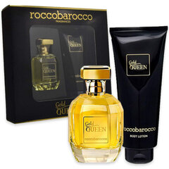 Kehahoolduse komplekt Roccobarocco Gold Queen EDP naistele: Lõhnavesi 100 ml + kehakreem 200 ml цена и информация | Духи для Нее | hansapost.ee