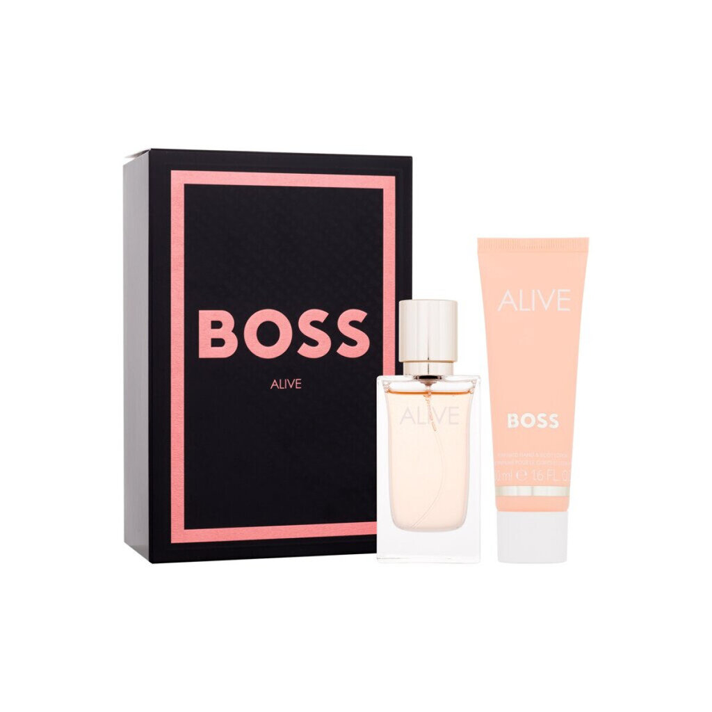 Kehahoolduskomplekt Hugo Boss Alive naistele: Lõhnavesi EDP, 30 ml + kehakreem, 50 ml hind ja info | Parfüümid naistele | hansapost.ee