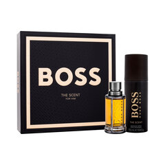 Kosmeetikakomplekt Hugo Boss Boss The Scent EDT meestele: Tualettvesi 50 ml + deodorant 150 ml цена и информация | Духи для Него | hansapost.ee