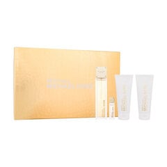 Kosmeetikakomplekt Michael Kors Sexy Amber EDP naistele: Lõhnavesi 100 ml + mini EDP 5 ml + kehakreem 100 ml + dušigeel 100 ml hind ja info | Parfüümid naistele | hansapost.ee