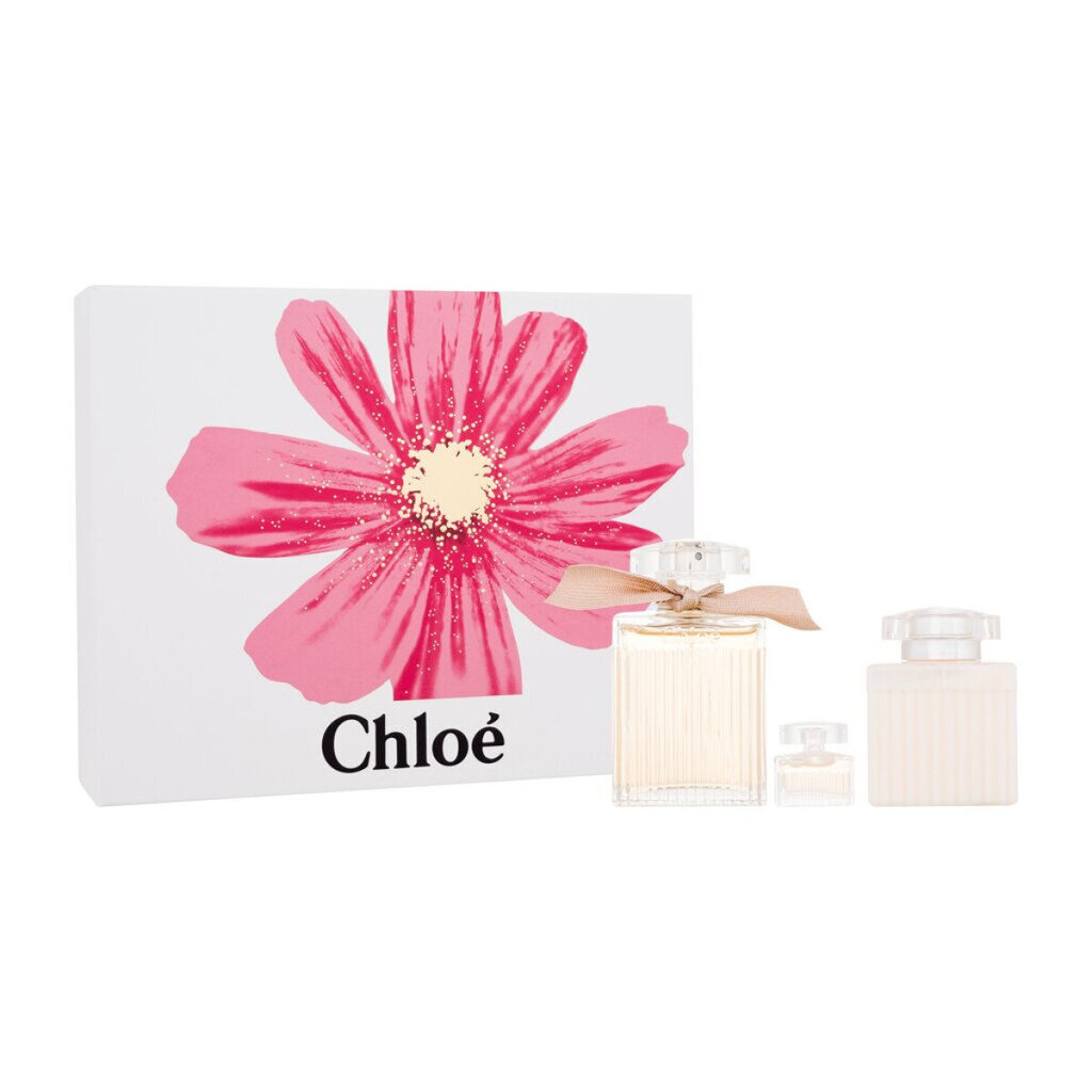 Kosmeetikakomplekt Chloé Chloe EDP naistele: Lõhnavesi 100 ml + Lõhnavesi 5 ml + kehakreem 100 ml цена и информация | Parfüümid naistele | hansapost.ee