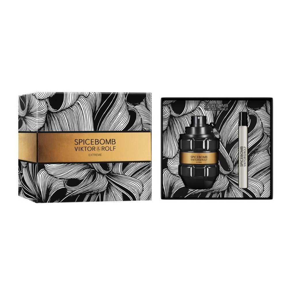 Lõhnavee komplekt Viktor & Rolf Spicebomb Extreme EDP meestele: Lõhnavesi 90 ml + Lõhnavesi 10 ml цена и информация | Parfüümid meestele | hansapost.ee