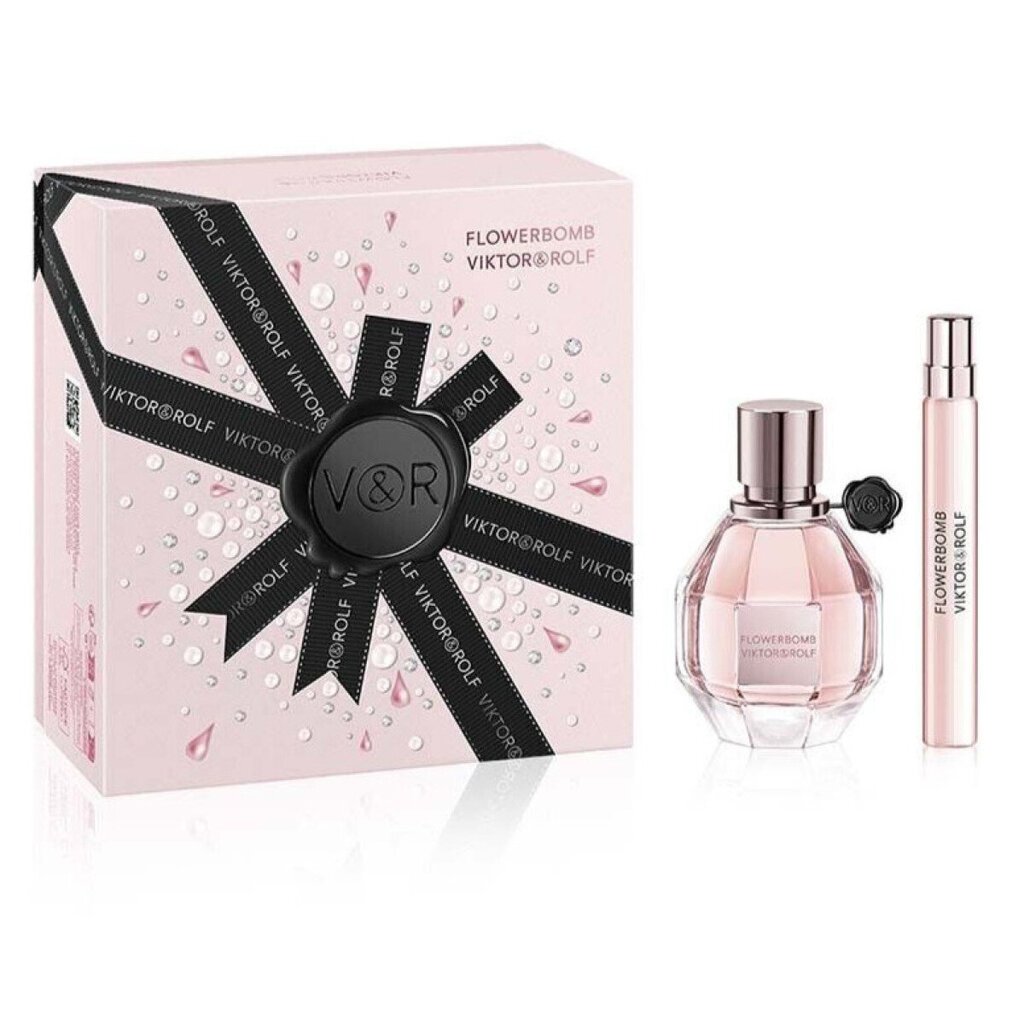 Kosmeetikakomplekt Viktor & Rolf Flowerbomb EDP naistele: Lõhnavesi 50 ml + Lõhnavesi 10 ml hind ja info | Parfüümid naistele | hansapost.ee