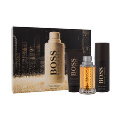 Kosmeetikakomplekt hugo Boss The Scent EDT meestele: Tualettvesi 100 ml + deodorant 150 ml + dušigeel 100 ml цена и информация | Духи для Него | hansapost.ee