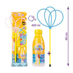 Кольцо для мыльных пузырей Butterfly Multi + жидкость для мыльных пузырей 400 мл, Tuban TU3442 цена и информация | Игрушки (пляж, вода, песок) | hansapost.ee