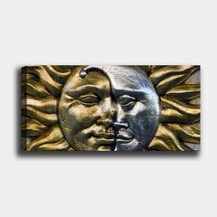 Репродукция Солнце и луна цена и информация | Настенные деревянные декорации | hansapost.ee