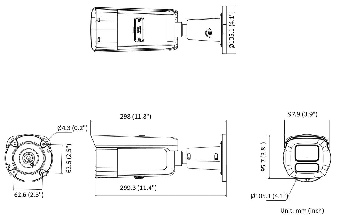 Valvekaamera Hikvision PSD21174 hind ja info | Valvekaamerad | hansapost.ee