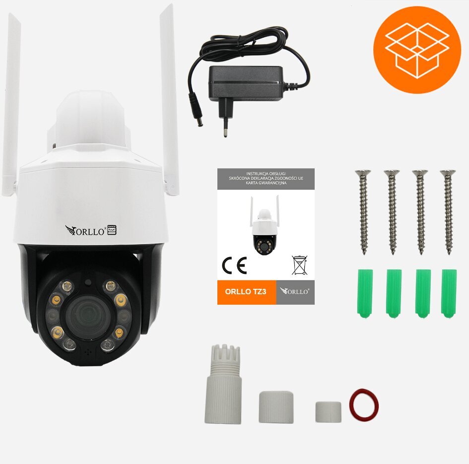 Välitingimustes kasutatav IP-kaamera Orllo TZ3 WiFi poe 5MP цена и информация | Valvekaamerad | hansapost.ee