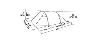 Товар с повреждённой упаковкой. Палатка Easy Camp Spirit 200, зеленая цена и информация | Товары для спорта, отдыха, туризма с поврежденной упаковкой | hansapost.ee