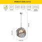 Ripplamp L1259 hind ja info | Rippvalgustid | hansapost.ee