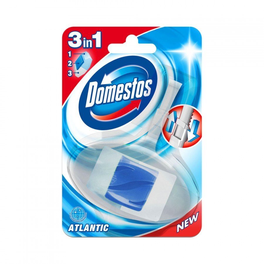 WC-poti värskendaja Domestos Atlantic, 40 g цена и информация | Puhastusvahendid | hansapost.ee