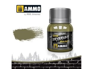 AMMO MIG - DRYBRUSH Green, 40ml, 0607 hind ja info | Kunstitarbed, voolimise tarvikud | hansapost.ee