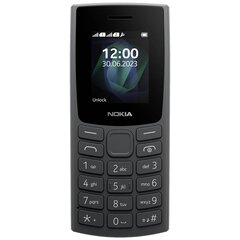 Kahjustatud pakendiga toode. Nokia 105 (2023) TA-1569 Single SIM Charcoal hind ja info | Mobiiltelefonid, foto- ja videotooted defektiga pakendis | hansapost.ee