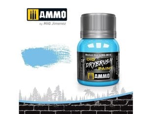 AMMO MIG - DRYBRUSH Medium Blue, 40ml, 0614 hind ja info | Kunstitarbed, voolimise tarvikud | hansapost.ee