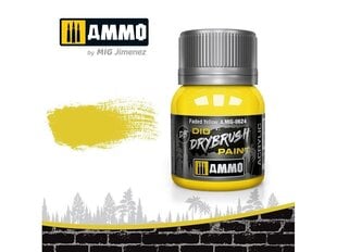 AMMO MIG - DRYBRUSH Faded Yellow, 40ml, 0624 hind ja info | Kunstitarbed, voolimise tarvikud | hansapost.ee