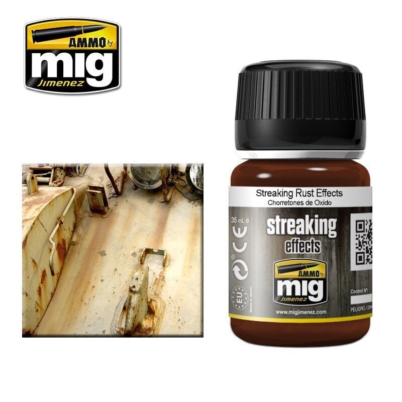 AMMO MIG - STREAKING RUST EFFECTS, 35ml, 1204 hind ja info | Kunstitarbed, voolimise tarvikud | hansapost.ee