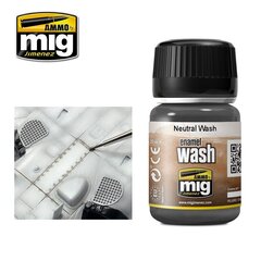 Краска Ammo mig - neutral wash, 35ml, 1010 цена и информация | Принадлежности для рисования, лепки | hansapost.ee