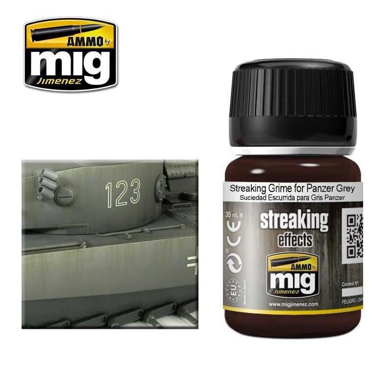 AMMO MIG - STREAKING GRIME FOR PANZER GREY, 35ml, 1202 hind ja info | Kunstitarbed, voolimise tarvikud | hansapost.ee